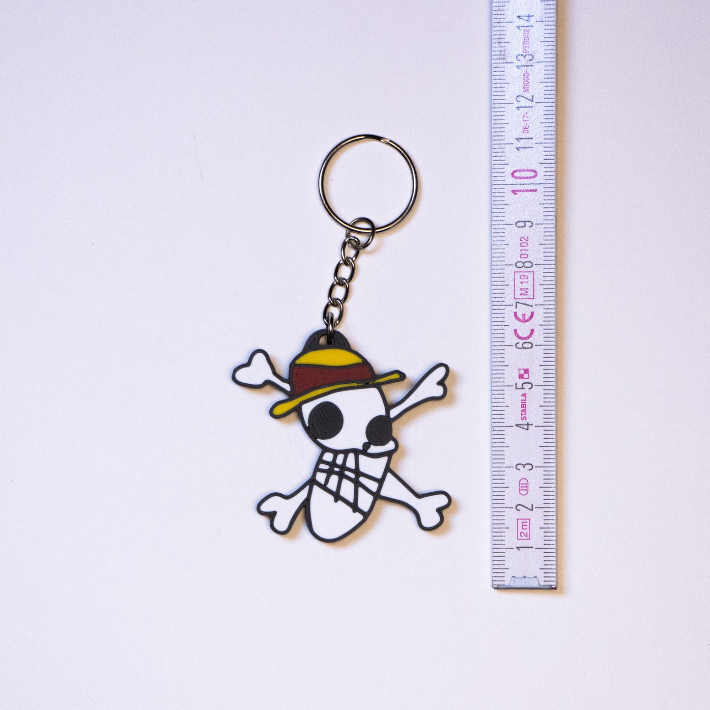 3D printed Keychain - Luffy's Self Drawn Flag