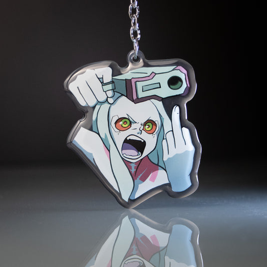 Acrylic Keychain - Cyberpunk Edgerunner -  Rebecca